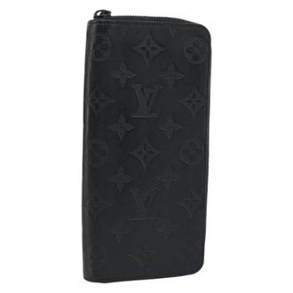 Louis Vuitton Pre-owned Wallets, female, Black, Size: ONE SIZE Pre-owned Long Wallet