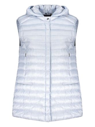 Moorer Mirtilla gilet - women - Goose Down/Polyamide/Polyester - 46 - Blue