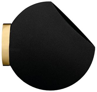 AYTM In-/Outdoor Design Blumentopf f&uuml;r die Wandmontage Globe, Schwarz/Gold