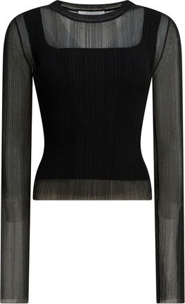 Sportmax viscose T-shirt met ronde hals
