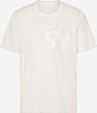 Maison Margiela Baumwoll-T-Shirt mit Klebestreifen