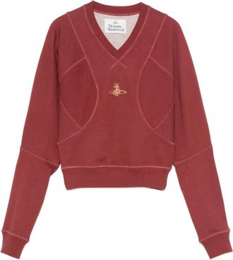 Vivienne Westwood Maglione con scollo a V - Rosso