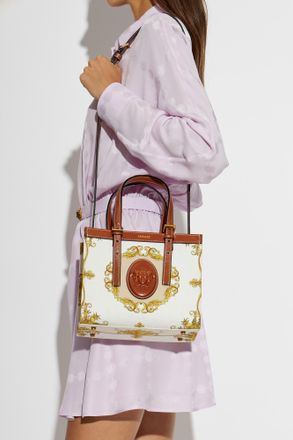 Versace Rivi&egrave;re Mini Bag, Womens, White