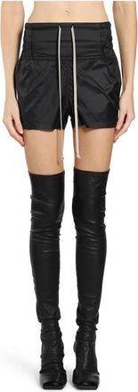 Rick Owens Boxing Shorts - Dames - Bermuda - Zwart - M - Nylon - Korte Broeken
