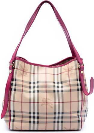 Burberry Pre-owned Burberry Small Haymarket Check Coated Canvas Canterbury Tote ITCHIPEL16CAMT