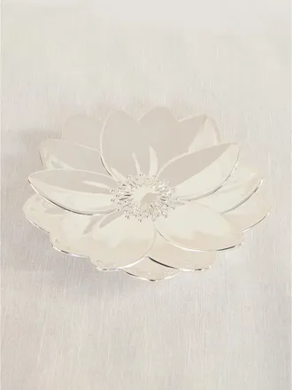 Christofle Ciotola Con Finitura Argento Lherbier Lotus