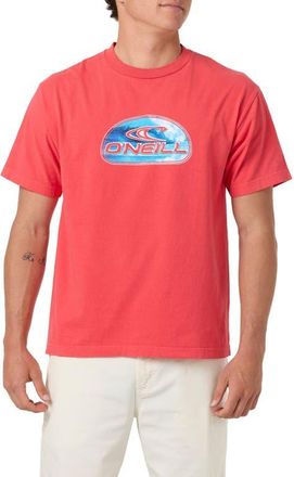 O'Neill Reef Break Graphic T-Shirt in Lava Red at Nordstrom, Size Xx-Large