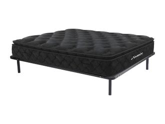 Vente-Unique Set 2 reti con doghe 90 x 200 cm + Materasso a molle insacchettate BLACK DREAM di YSM&Eacute;E - 180 x 200 cm