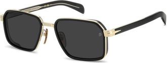Eyewear by David Beckham 7158/S Zonnebril - Heren - Zonnebrillen - Geel - 57 MM - Accessoires