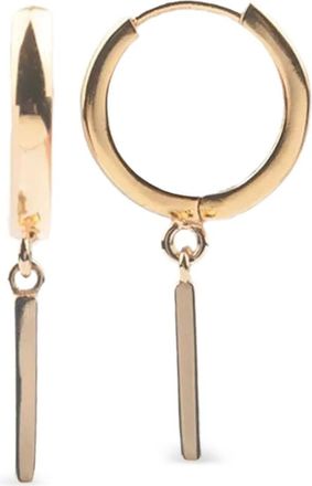 All the Luck in the World Bar dangle earrings - women - Gold Plated Brass - One Size