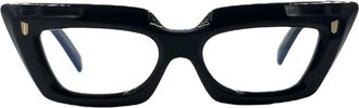 Cutler and Gross 1408 Mini Cat-Eye Montuur - Dames - Brillen - Zwart - ONE Size - Accessoires