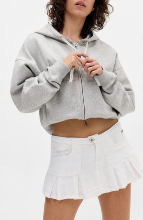 BDG Ruby Linen Skort in White at Nordstrom, Size X-Small