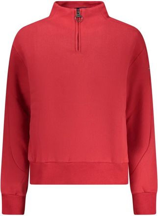 North Sails Winter Fleece Half-zip Sweatshirt - Dames - Sweatshirts - Rood - M - Katoen - Hoodies & sweatvesten
