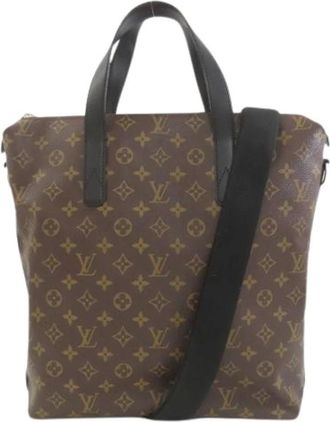 Louis Vuitton Pre-owned Tote Bags, male, Brown, Size: ONE SIZE Pre-owned Vintage Monogram Tote Bag