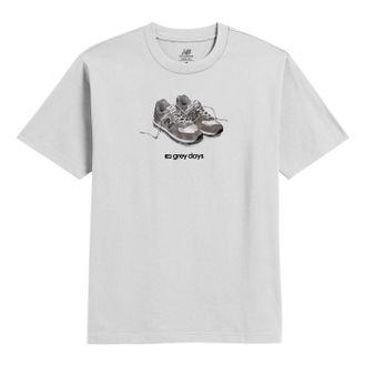 New Balance Grey Days 574 T-Shirt Asia Sizing White MT61B4GIWT