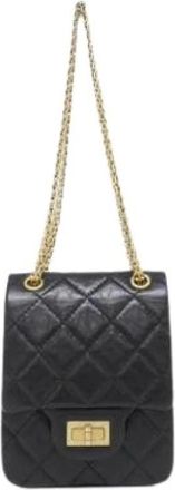 Chanel Pre-owned Vintage Schoudertas - Dames - Vintage Schoudertas - Zwart - ONE Size - Leer - Vintage