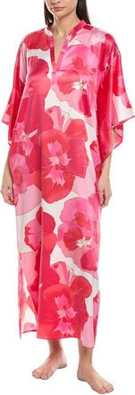Natori Floria Mandarin Butterfly Caftan