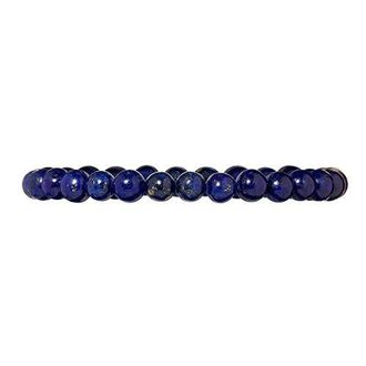Jan Leslie 4mm Sterling Silver Lava Shape Bead Bracelet in Blue at Nordstrom