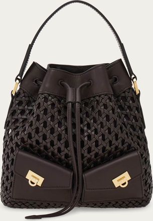 Ferragamo Donna Secchiello multipocket Marrone