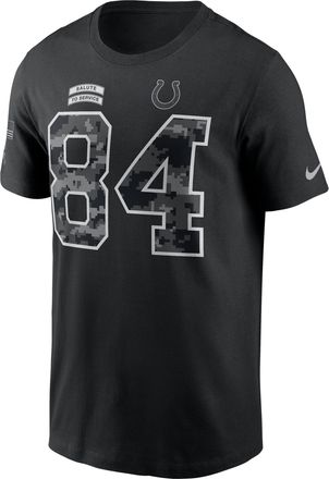 Nike Tyler Warren Indianapolis Colts Salute to Service Nike Mens NFL T-Shirt in Black | N19900AF3E-TML