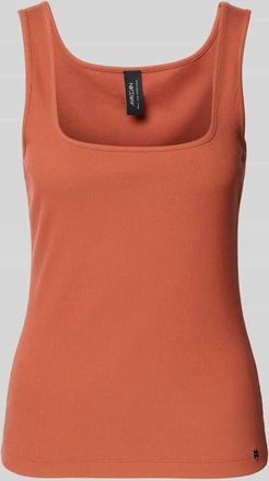 Marc Cain Tanktop mit Karree-Ausschnitt in Rostrot, Gr&ouml;&szlig;e 34