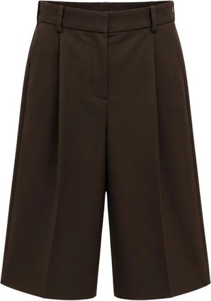 Liviana Conti L6Wp32U850 Lange Shorts - Dames - Korte broeken - Bruin - Maat: M