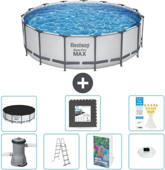 Bestway Piscina Bestway Steel Pro Max Redonda - 488x122 Cm - 8-piezas S608