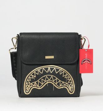 Sprayground Borsa in pelle sintetica con logo stampato