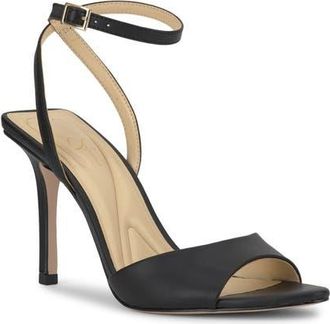Jessica Simpson Davara Ankle Strap Pointed Toe Sandal in Black at Nordstrom, Size 6