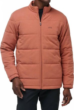 Travis Mathew Climate Drop Jacket In Heather Copper