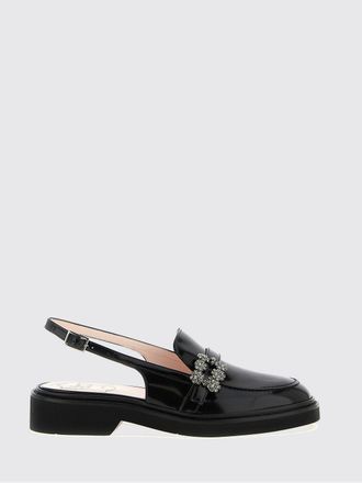 Roger Vivier Mocassino Viv Rangers Slingback Roger Vivier in pelle spazzolata con fibbia gioiello