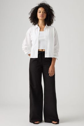 Levi's Essential Wide-Leg Pants - Donna - L - Nero / Meteorite