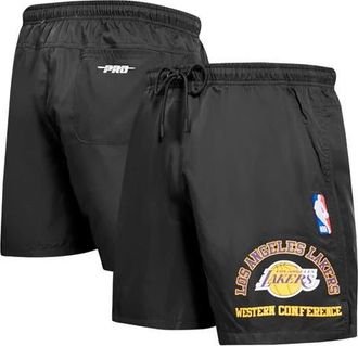 Pro Standard Mens Pro Standard Black Los Angeles Lakers Area Code Shorts at Nordstrom, Size X-Large