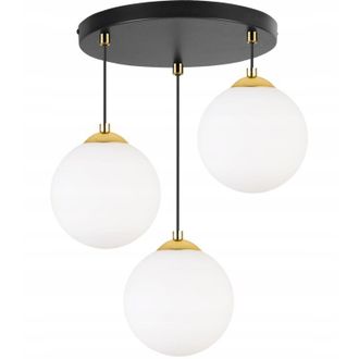 OEM L&aacute;mpara De Techo Colgante, Plaf&oacute;n, Bola, Cromo Dorado, Led