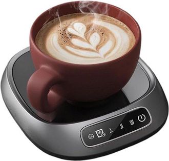 No Brand Calentador El&eacute;ctrico Inteligente Con Pantalla T&aacute;ctil Para Caf&eacute;, T&eacute; Fr&iacute;o, Chocolate, Cocina, Dormitorio, Estudio, Mesa De Comedor. Se Conecta Mediante 