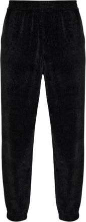 Armani Velvet Rib Joggingbroek - Heren - Sweatpants - Zwart - XL - Katoen - Broeken