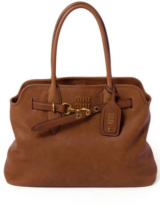 Miu Miu: Brown Tote Bags now up to −33% | Stylight