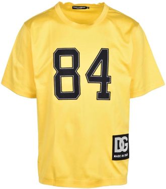 Dolce & Gabbana Hombre, Camisetas, Amarillo, Talla: S