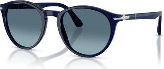 Persol Po 3152S 181/Q8 Zonnebrillen - Heren - Zonnebrillen - Blauw - 52 MM - Accessoires
