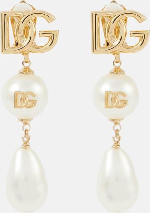 Dolce & Gabbana DG faux pearl earrings