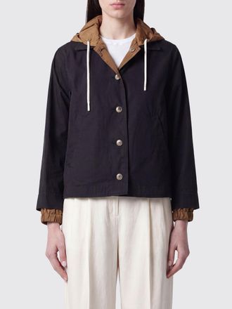 Herno Short Reversible Cotton Gabardine Jacket with Hood