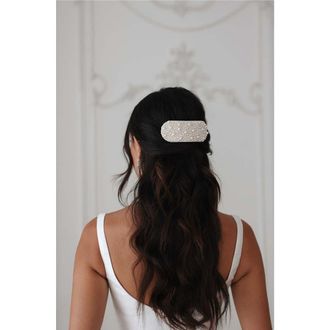 Untamed Petals Bridgette Pearl Barrette at Nordstrom