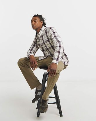 Jacamo Long Sleeve Check Oxford Shirt