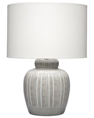Jamie Young Co. Arthur Ceramic Table Lamp With Linen Shade