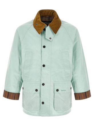 Barbour Light Blue Solid Jacket