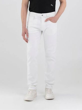 Replay Mens White Anbass Jean - Size 36W/32L