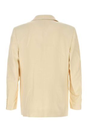 Bode Mens Cream Viscose Blend Blazer Giacche E Gilet Jacket