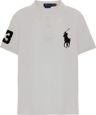 Ralph Lauren Off White Logo Polo