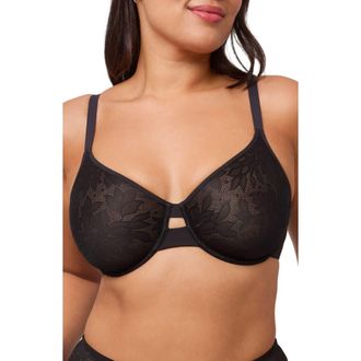Montelle Intimates Contoure Smoothing Underwire Bra in Black at Nordstrom, Size 36G
