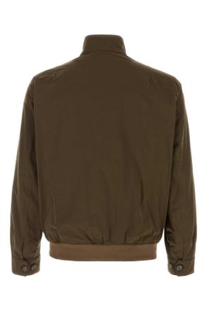 Palt&ograve; Mens Mud Cotton Blend Arturo Jacket Marrone Giubbini